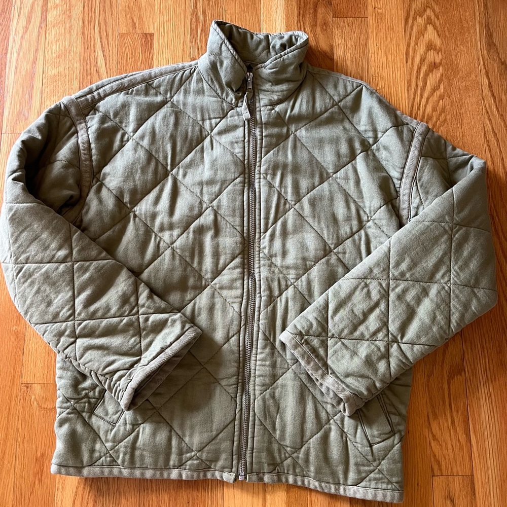 GAP Olive Quilted Jacket